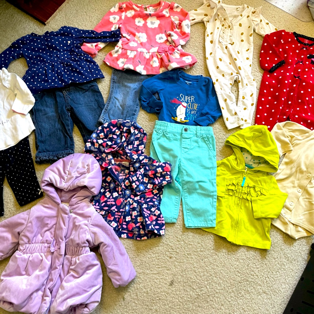 6-9 month Fall/Winter baby girl outfits